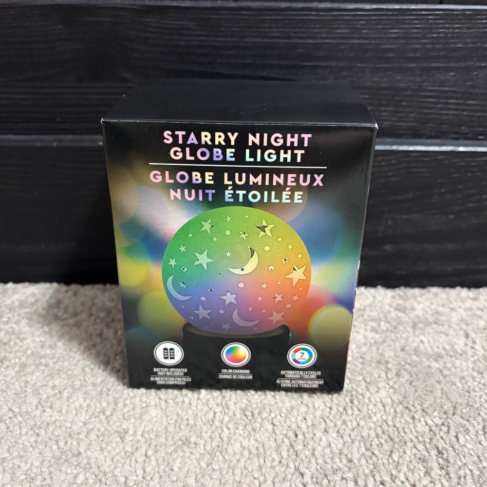 3 for $12: Starry night globe light
